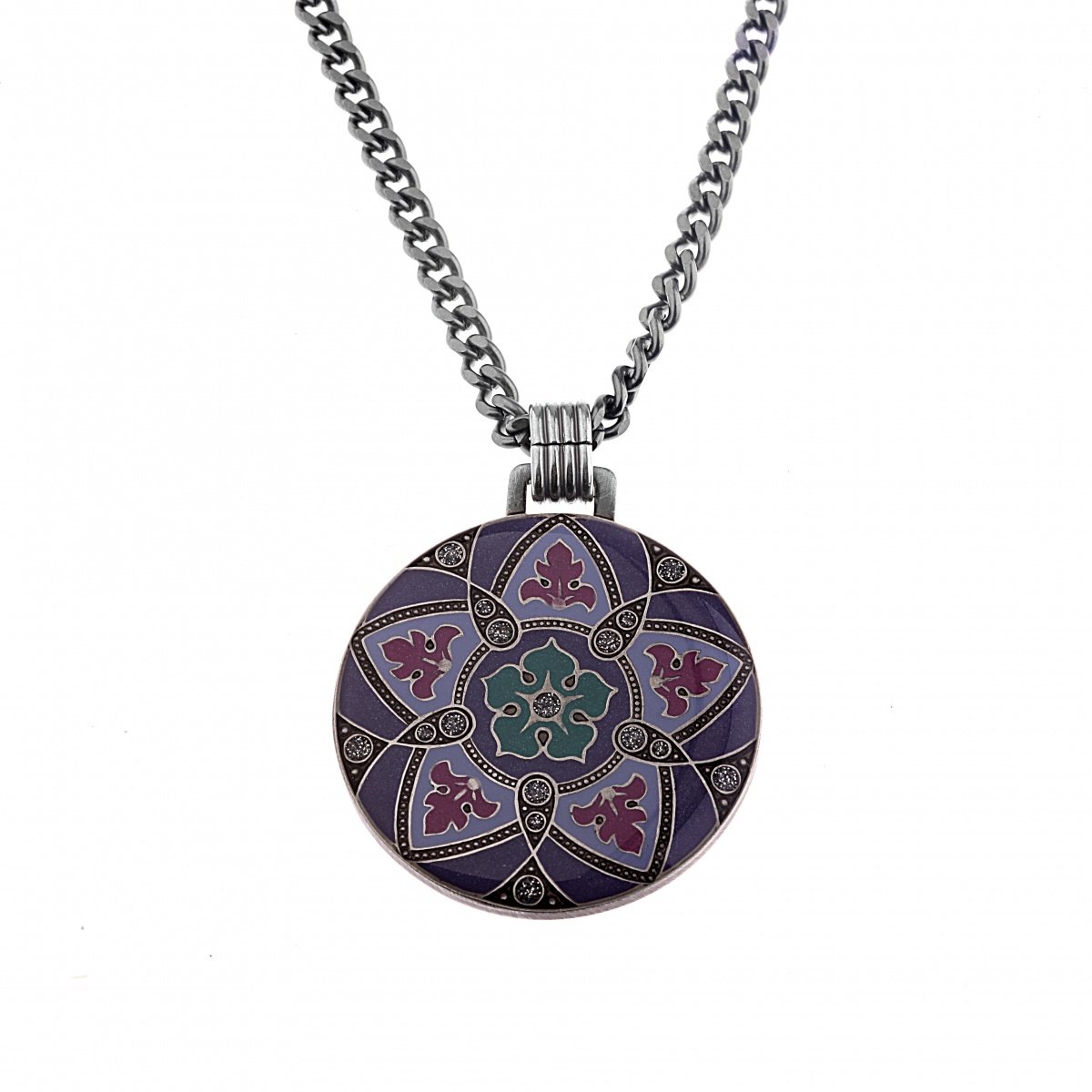 

Колье из бижутерного сплава/бронзы с эмалью 50 см Clara Bijoux B36545.5 V, B36545.5 V