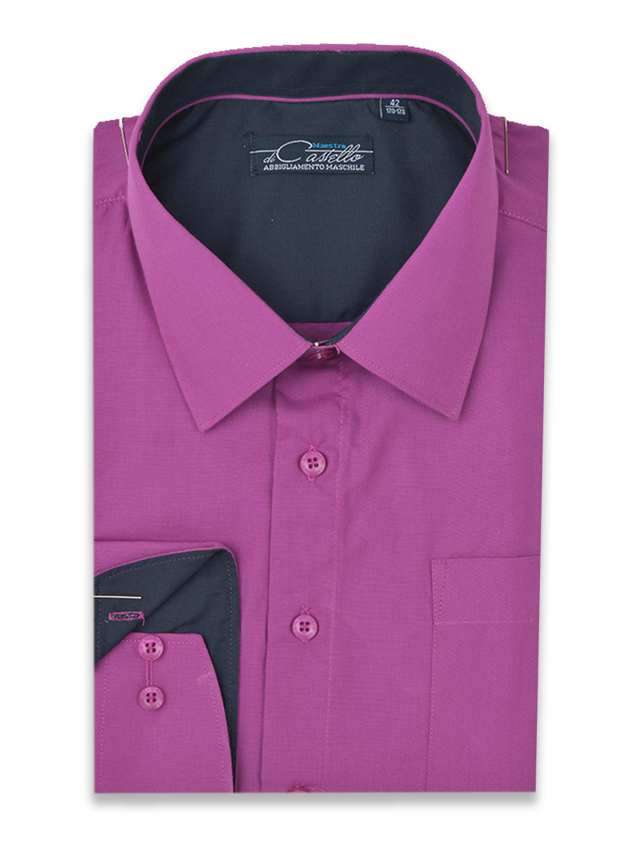 Рубашка мужская Maestro Ametyst-33 фиолетовая 44/170-178