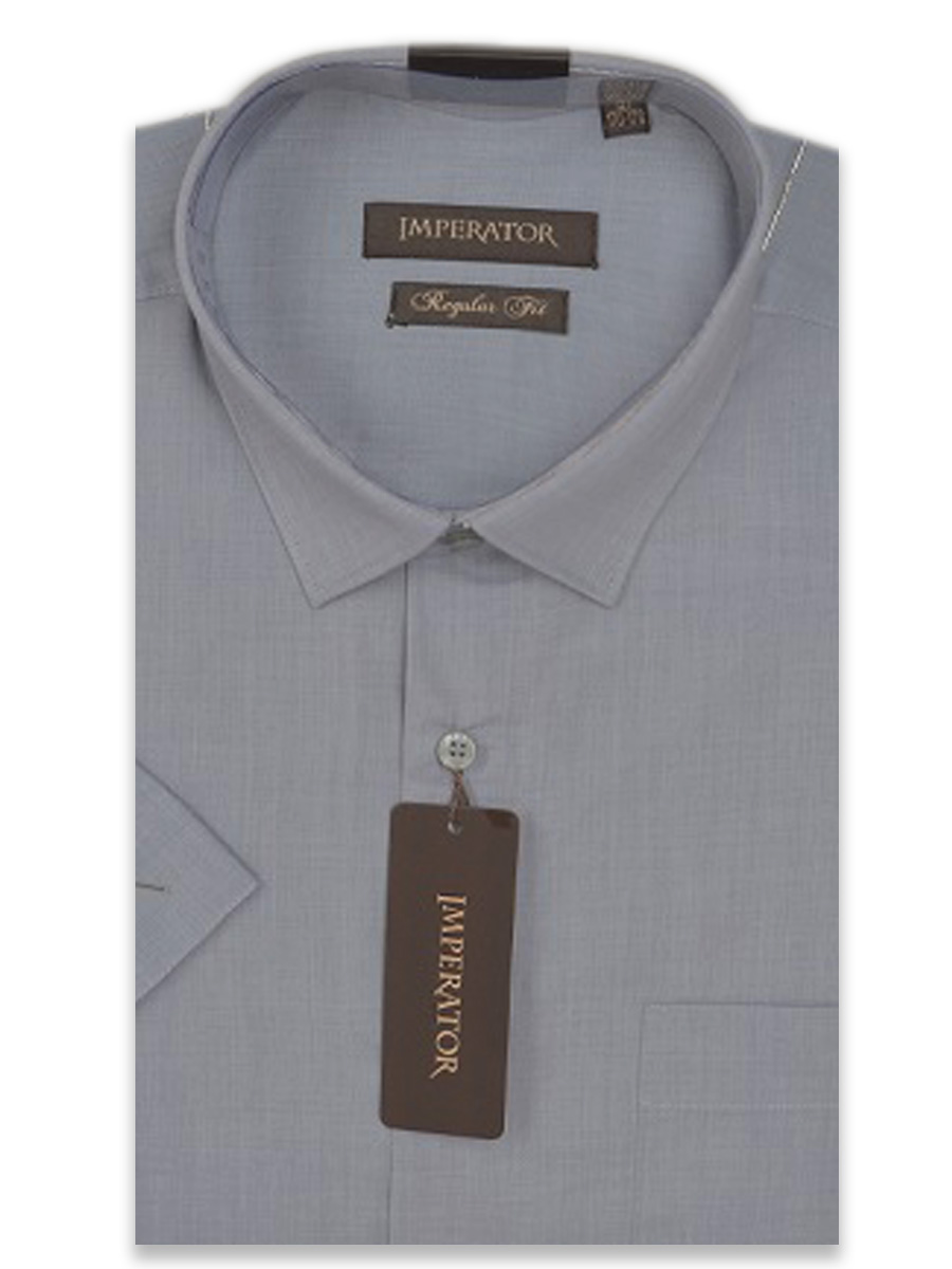 

Рубашка мужская Imperator 17 Pale Grey 31-K серая 45/170-178, Серый, 17 Pale Grey 31-K