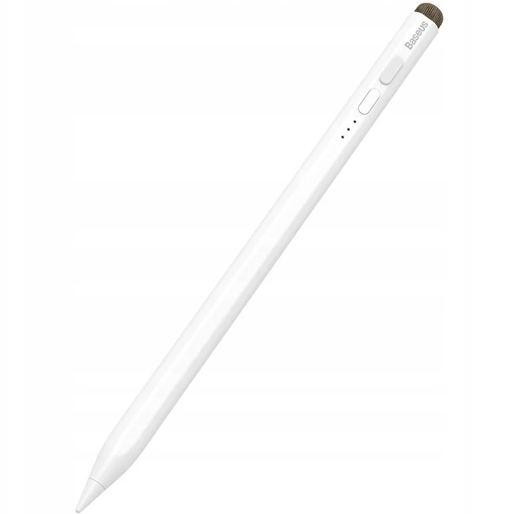 фото Стилус baseus smooth writing stylus с лед-индикатором (active+passive version) с кабелем
