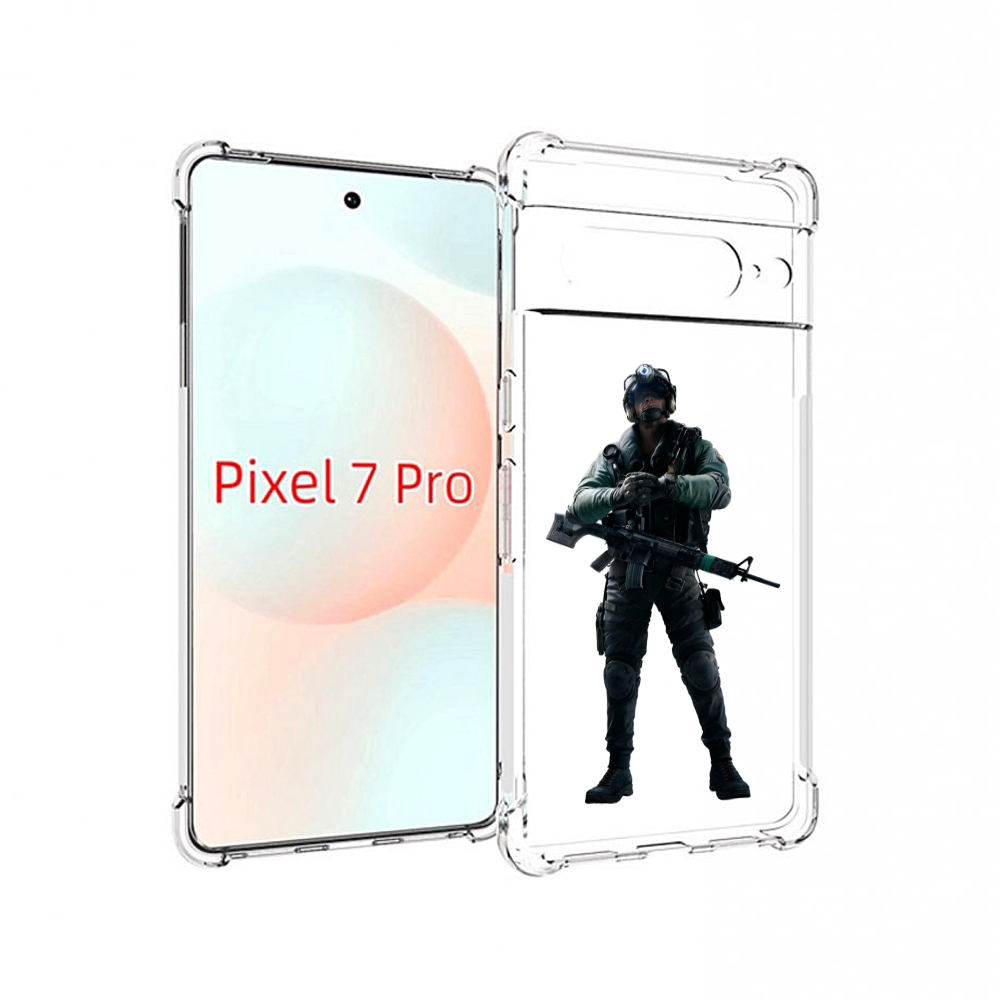 

Чехол Mypads Tom-Clancy'S-Rainbow-Six-2 Для Google Pixel 7 Pro, Прозрачный, Tocco