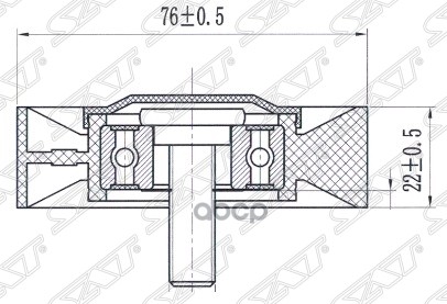 

Ролик Приводного Ремня Обводной Hyundai Terracan 2,9D Sat St-25286-4X000