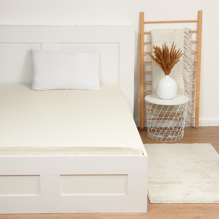 

Простыня Этель 200x215, цв.молочный, 100% хлопок, поплин 125г/м2, Little queen