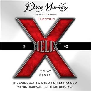 Струны для электрогитары Dean Markley 2511 Helix HD Electric LT 9-42