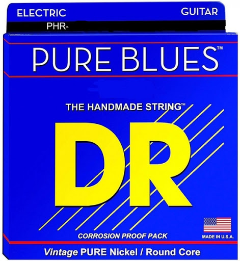 Струны для электрогитары DR Strings DR PHR-11 Pure Blues 11-50