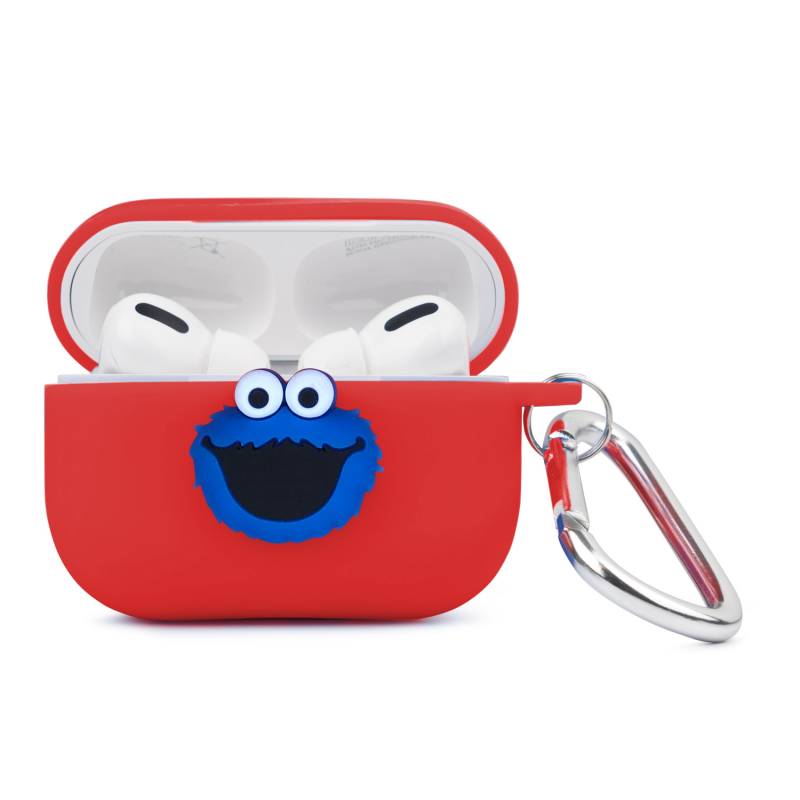 фото Чехол для apple airpods pro sesame street, cookie monster silicone case