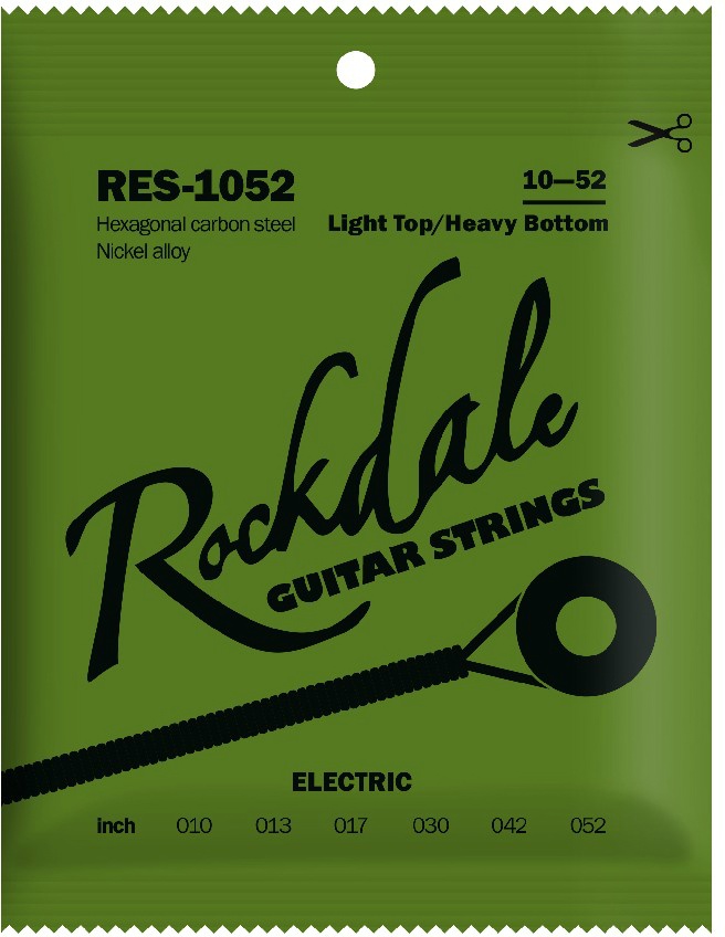 фото Струны для электрогитары rockdale res-1052 10-52