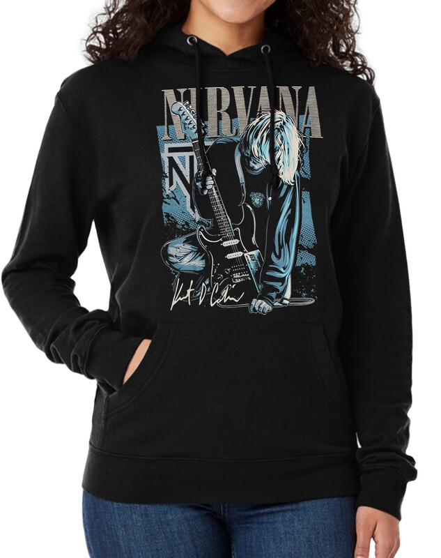 

Худи женское Dream Shirts 5120-nirv-1hud черное 48 RU, 5120-nirv-1hud