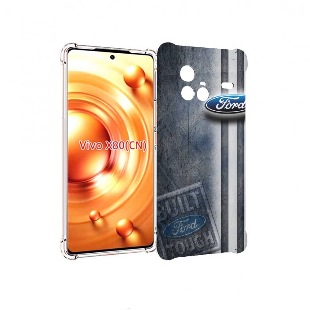 

Чехол Mypads Ford 2 Для Vivo X80, Прозрачный, Tocco