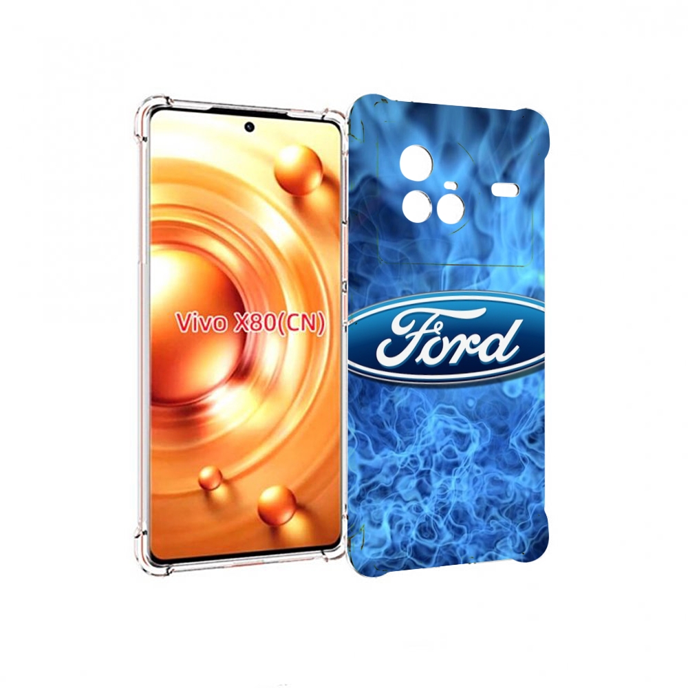 

Чехол Mypads Ford 22 М Для Vivo X80, Прозрачный, Tocco
