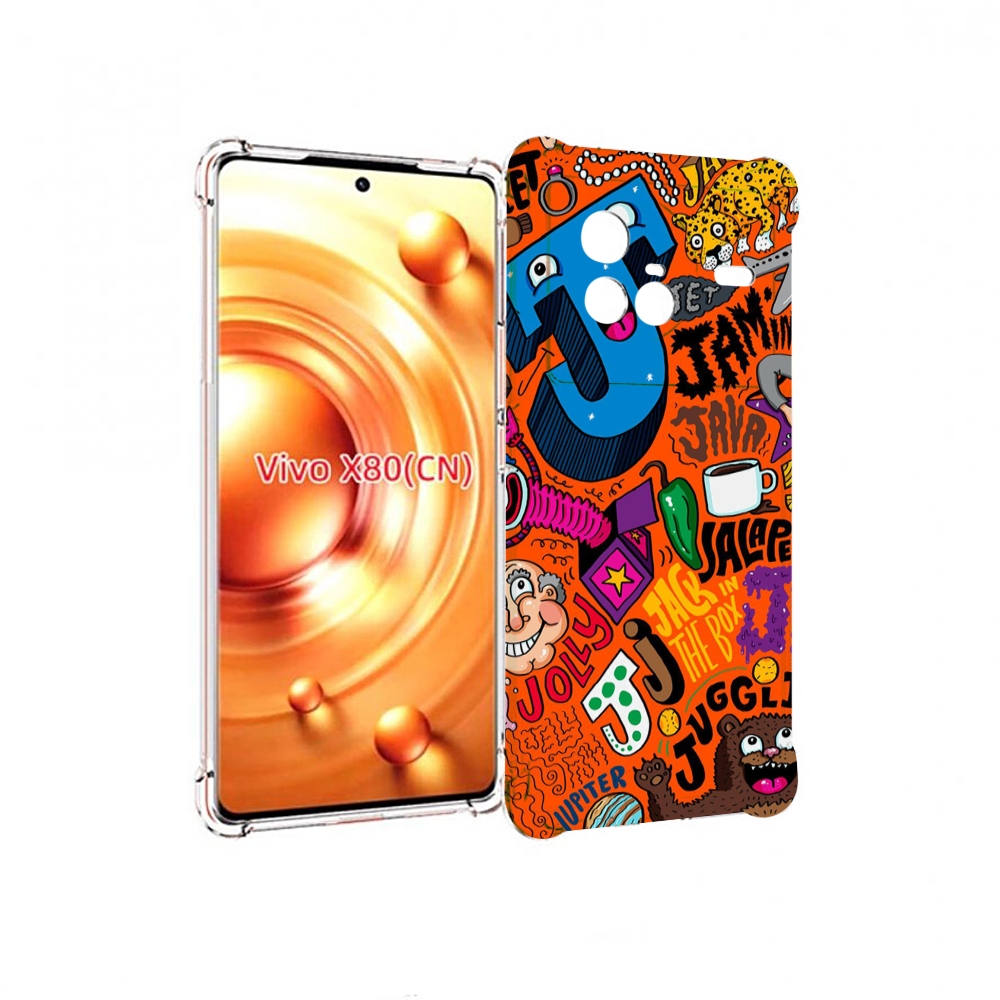 

Чехол Mypads Funky-Decor Для Vivo X80, Прозрачный, Tocco