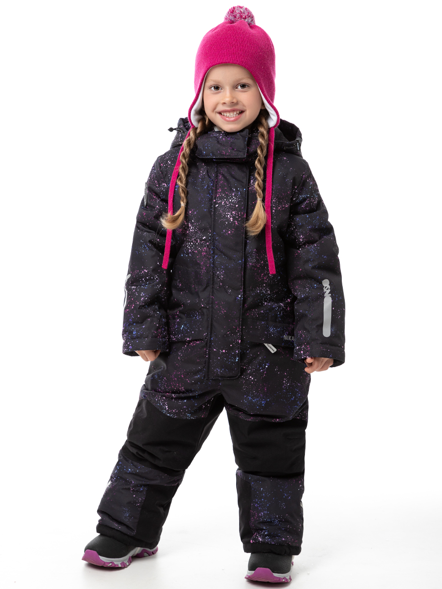 

Комбинезон детский NIKASTYLE 8з5224, черный/фуксия, 122, 8з5224