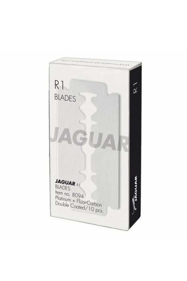 Комплект лезвий Jaguar 10шт для парикмахерских бритв R1 M ширина лезвия 43 мм pdpo 10шт твист сверло комплект аккумуляторная отвертка hss titan шестиугольное сверло