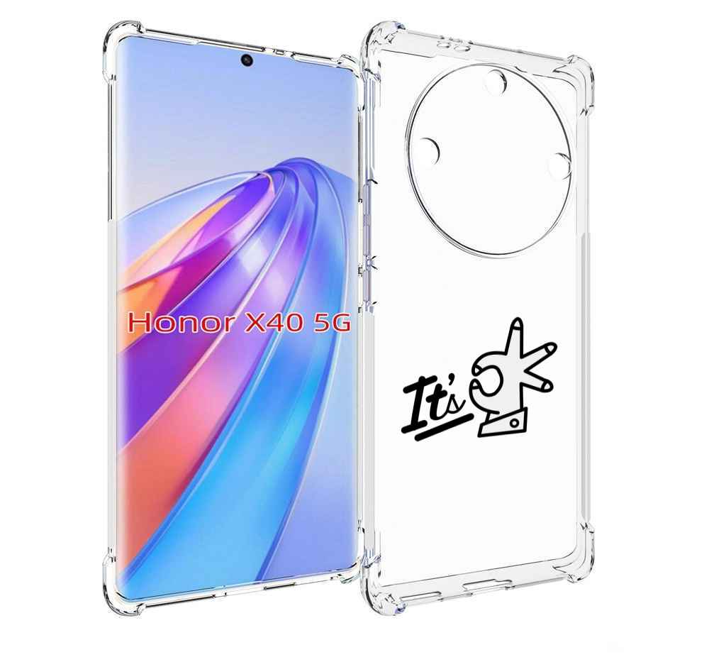 

Чехол MyPads все-ок для Honor X40, Прозрачный, Tocco