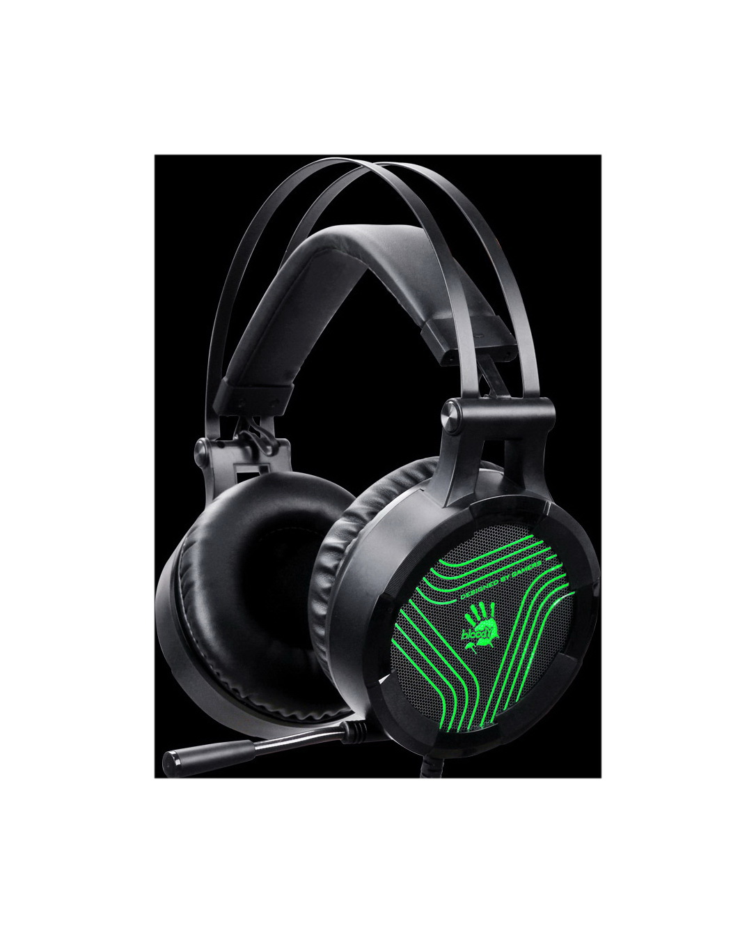 фото Игровая гарнитура a4tech bloody g530s black/green