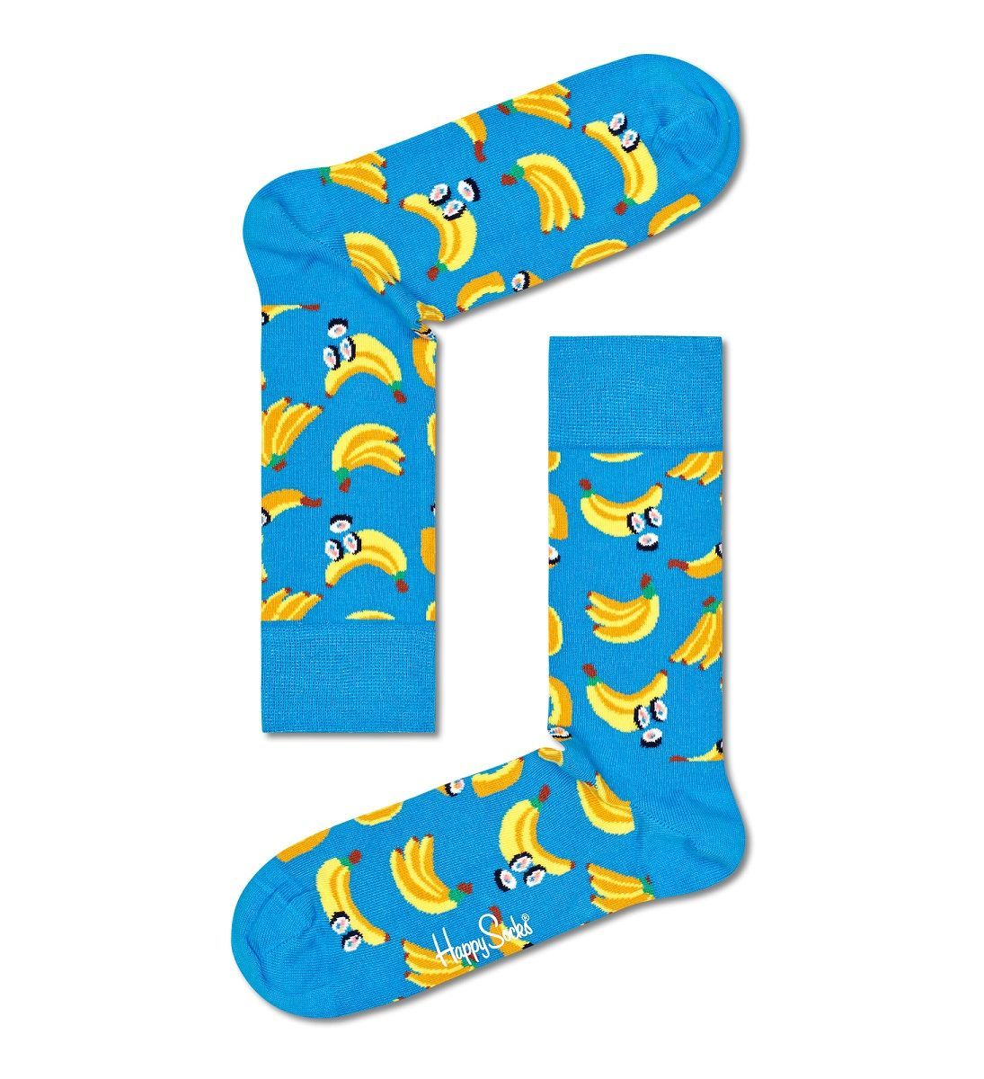 

Носки унисекс Happy Socks BSU01 голубые 25, Голубой, BSU01