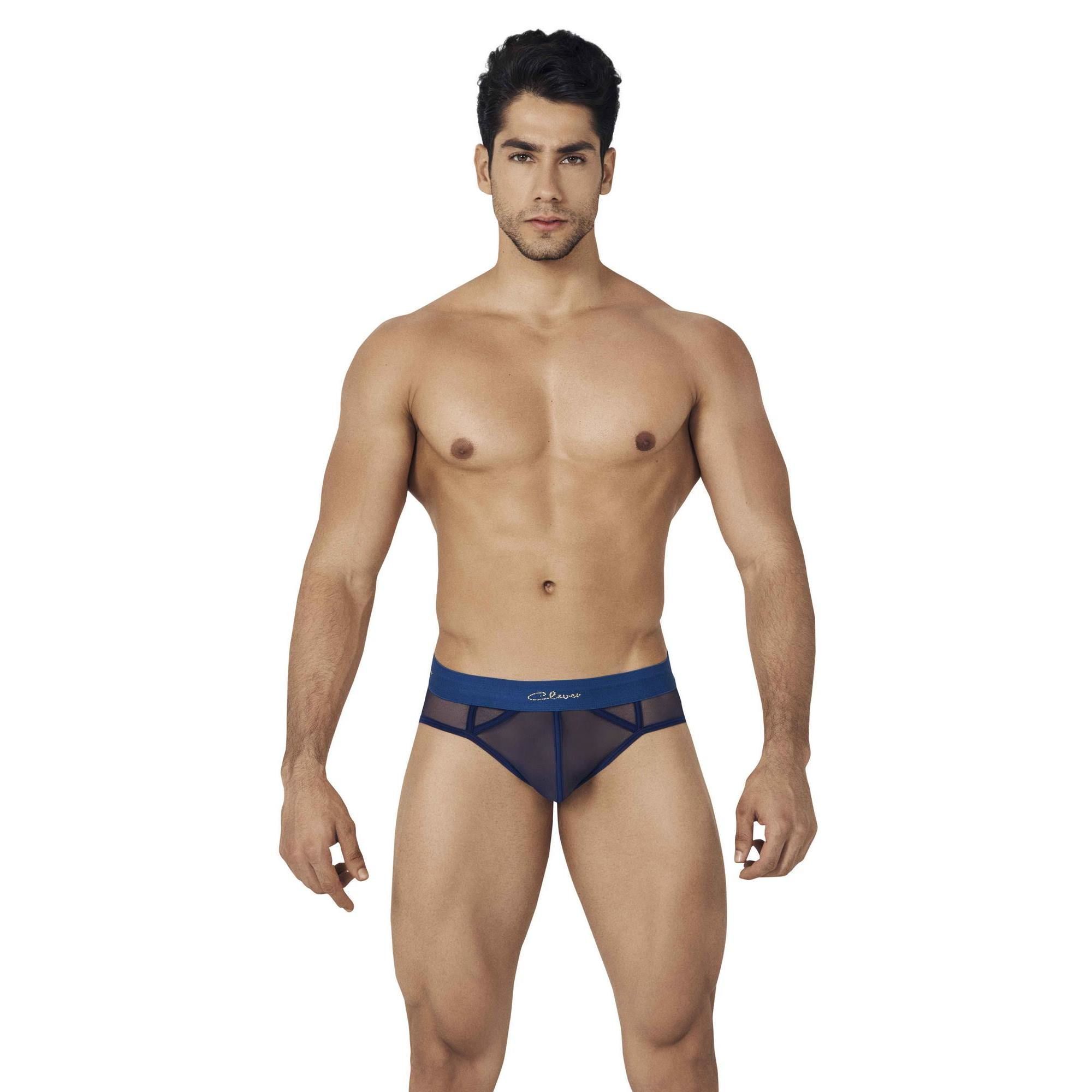 

Мужские брифы темно-синие прозрачные Clever MYSELF BRIEF 026008 L, 0260