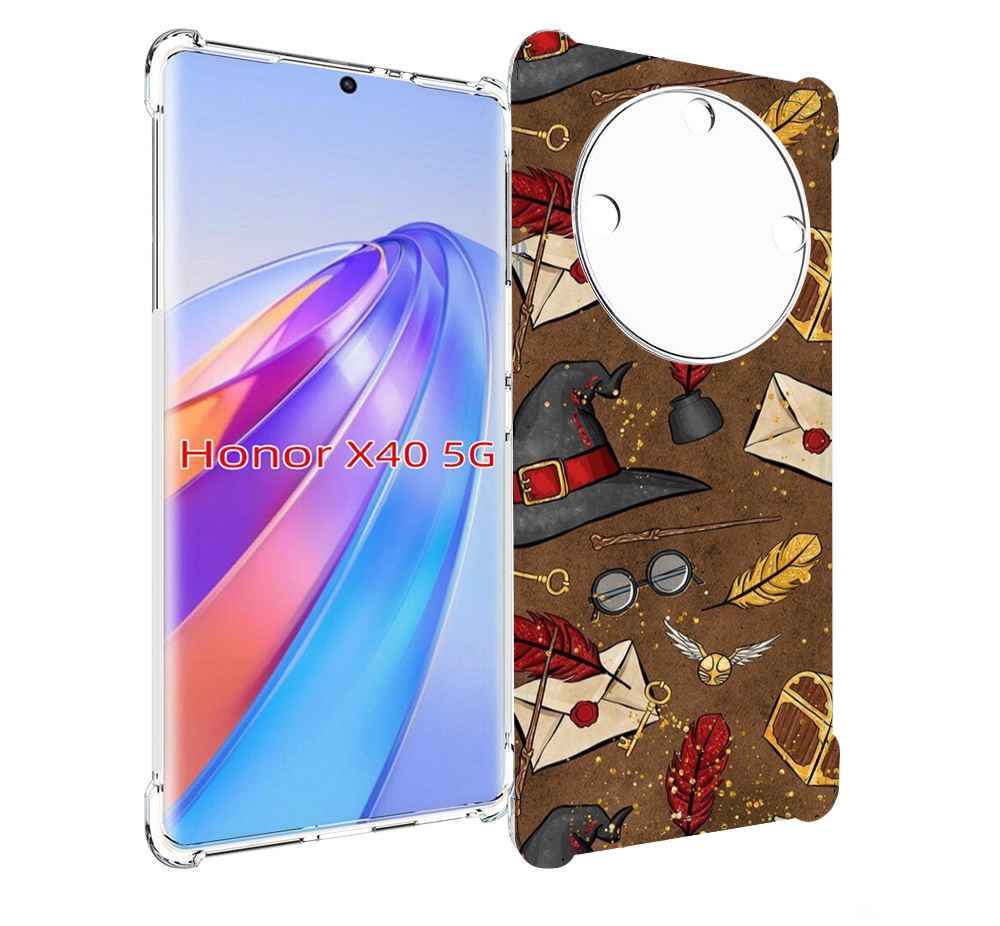 

Чехол MyPads гарри-поттер-вайб для Honor X40, Прозрачный, Tocco