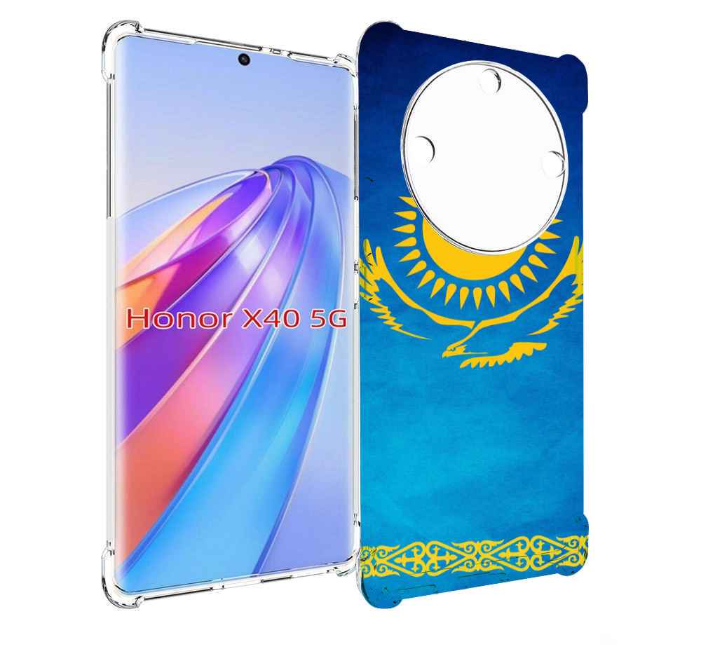 

Чехол MyPads герб и флаг казахстана для Honor X40, Прозрачный, Tocco