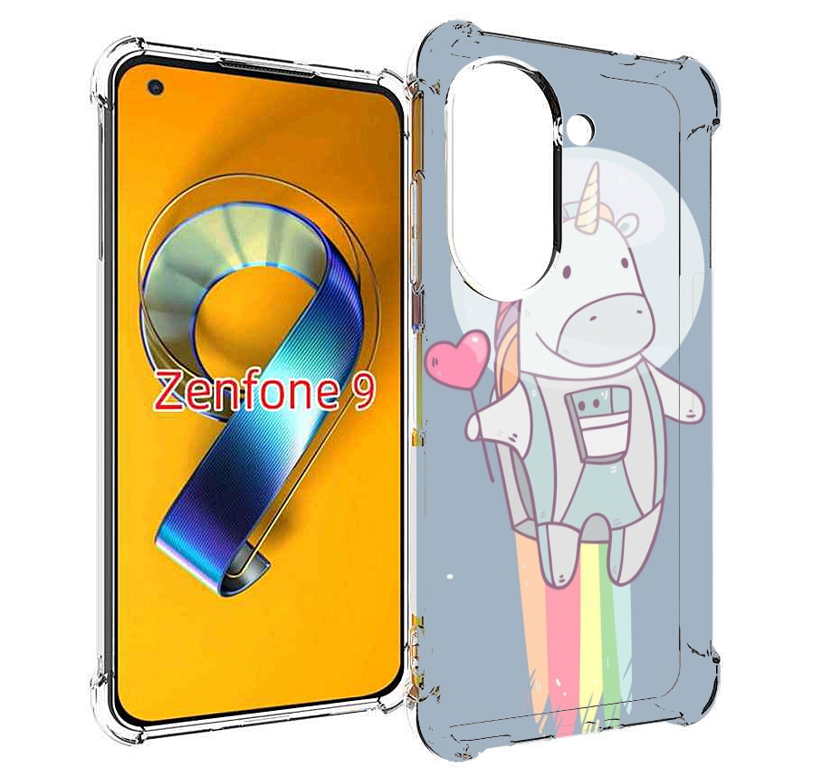 

Чехол MyPads единорог летит за орбиту для Asus Zenfone 9 (AI2202), Прозрачный, Tocco