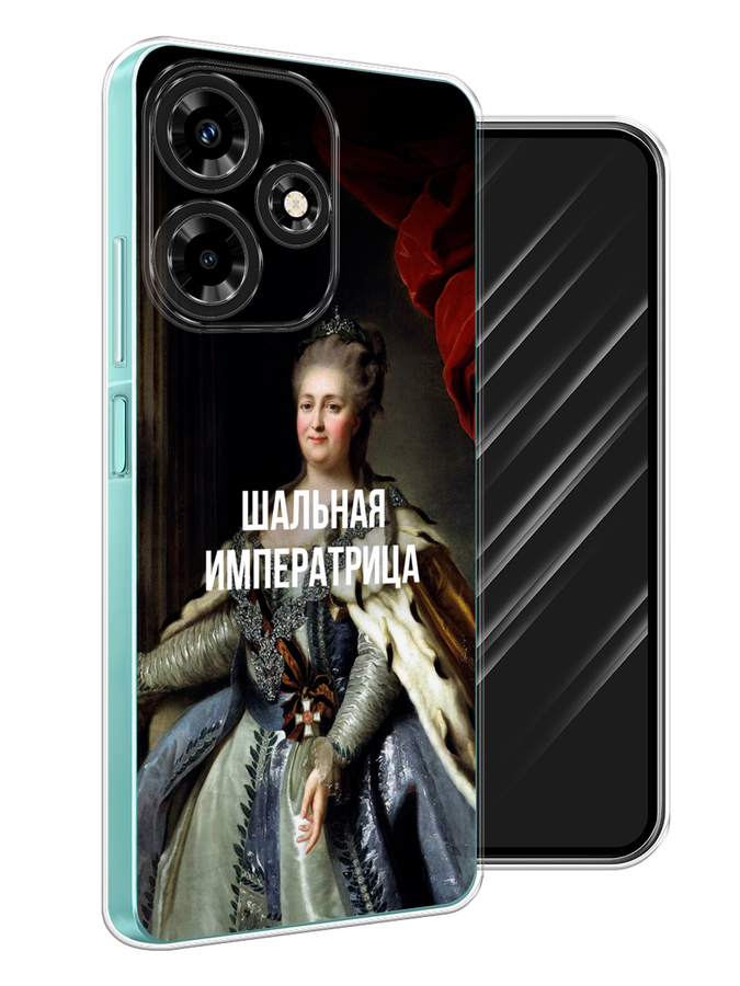 

Чехол Awog на Infinix Hot 30 "Шальная императрица", Синий;бордовый;белый, 3104050-6
