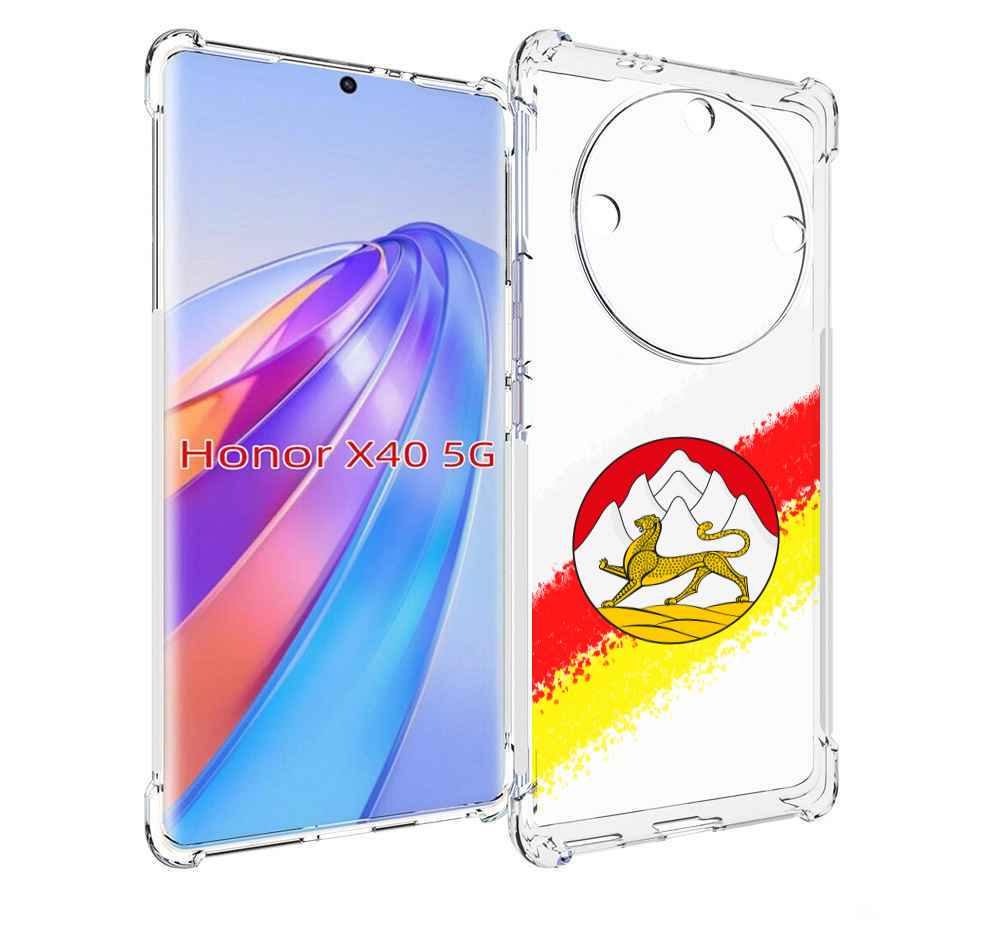 

Чехол MyPads герб флаг южная осетия для Honor X40, Прозрачный, Tocco