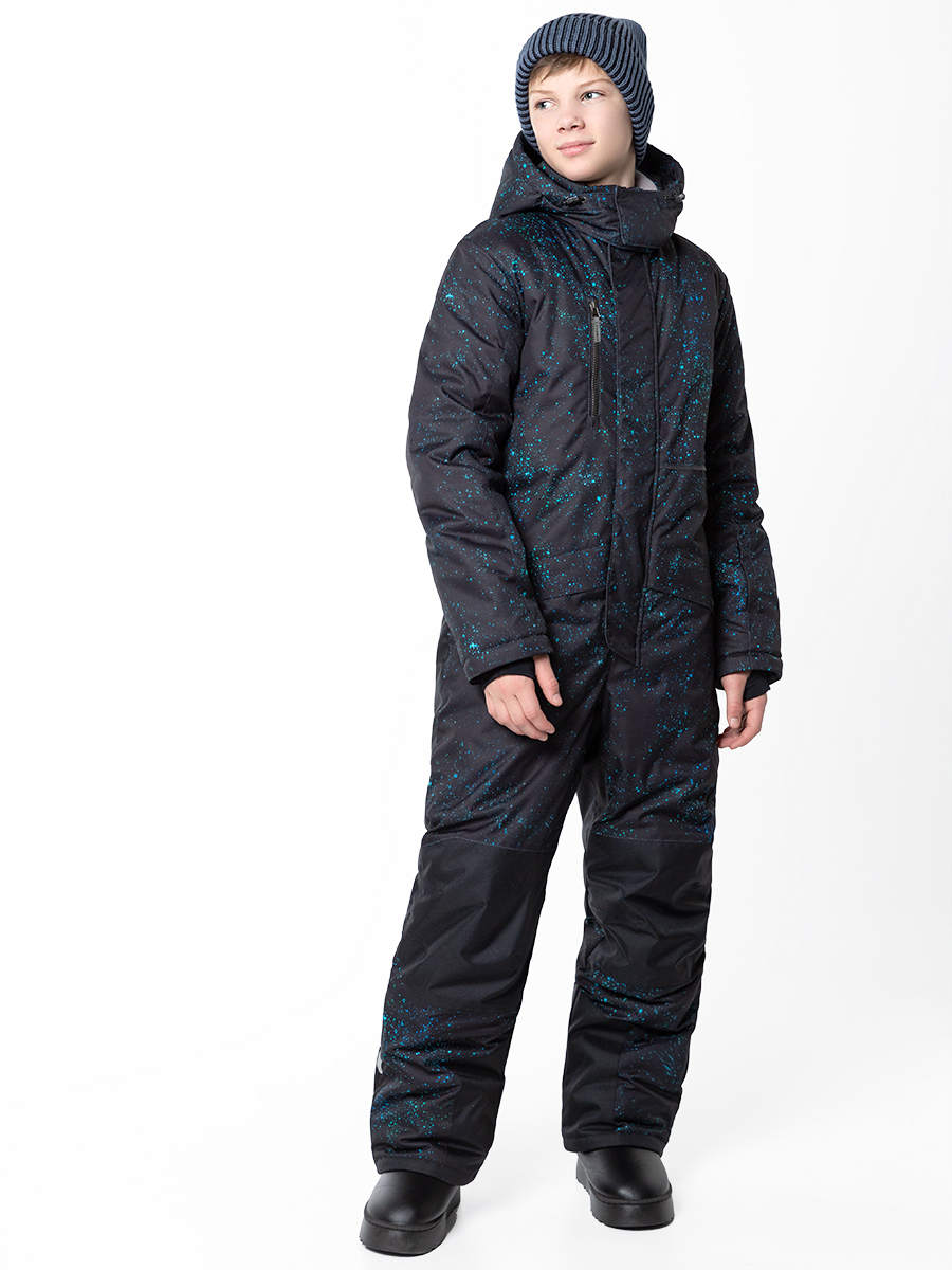 

Комбинезон детский NIKASTYLE 8з5724, черный/бирюза, 158, 8з5724