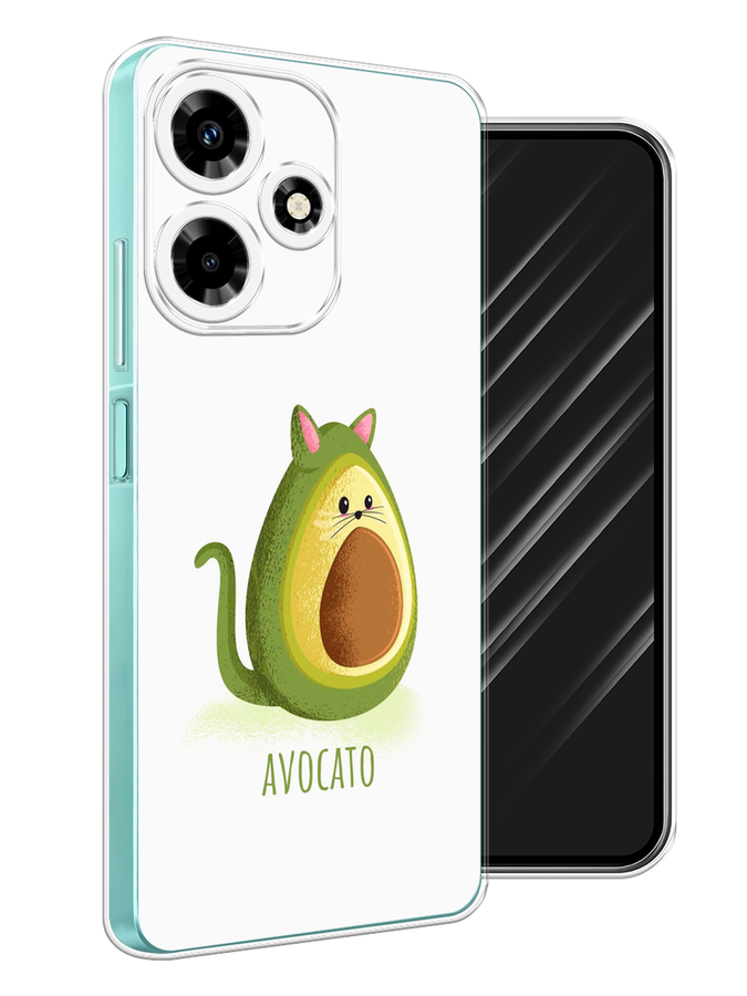 

Чехол Awog на Infinix Hot 30 "Avocato", Белый;зеленый;коричневый, 3104050-10