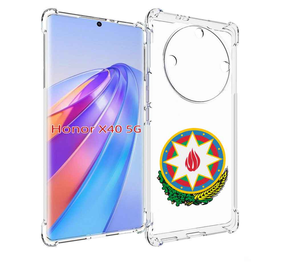 

Чехол MyPads герб-азербаиджан-2 для Honor X40, Прозрачный, Tocco