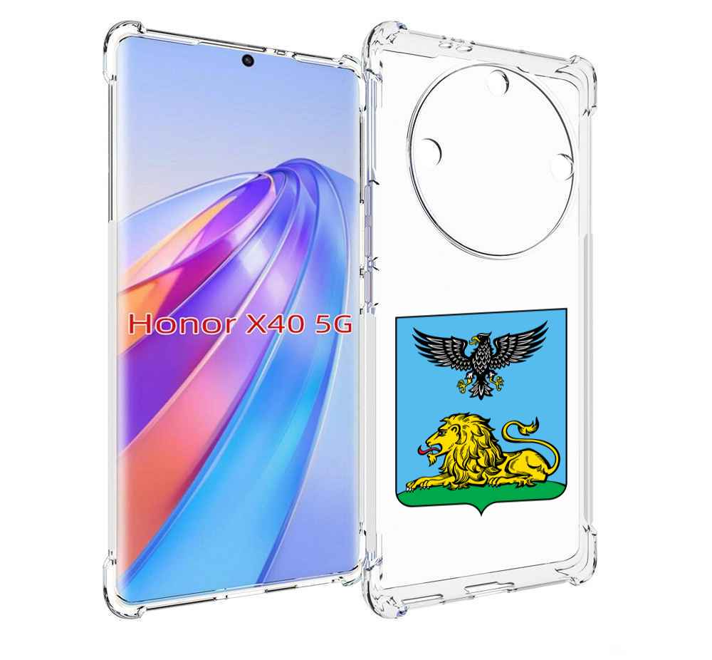 

Чехол MyPads герб-белгородскои-области для Honor X40, Прозрачный, Tocco
