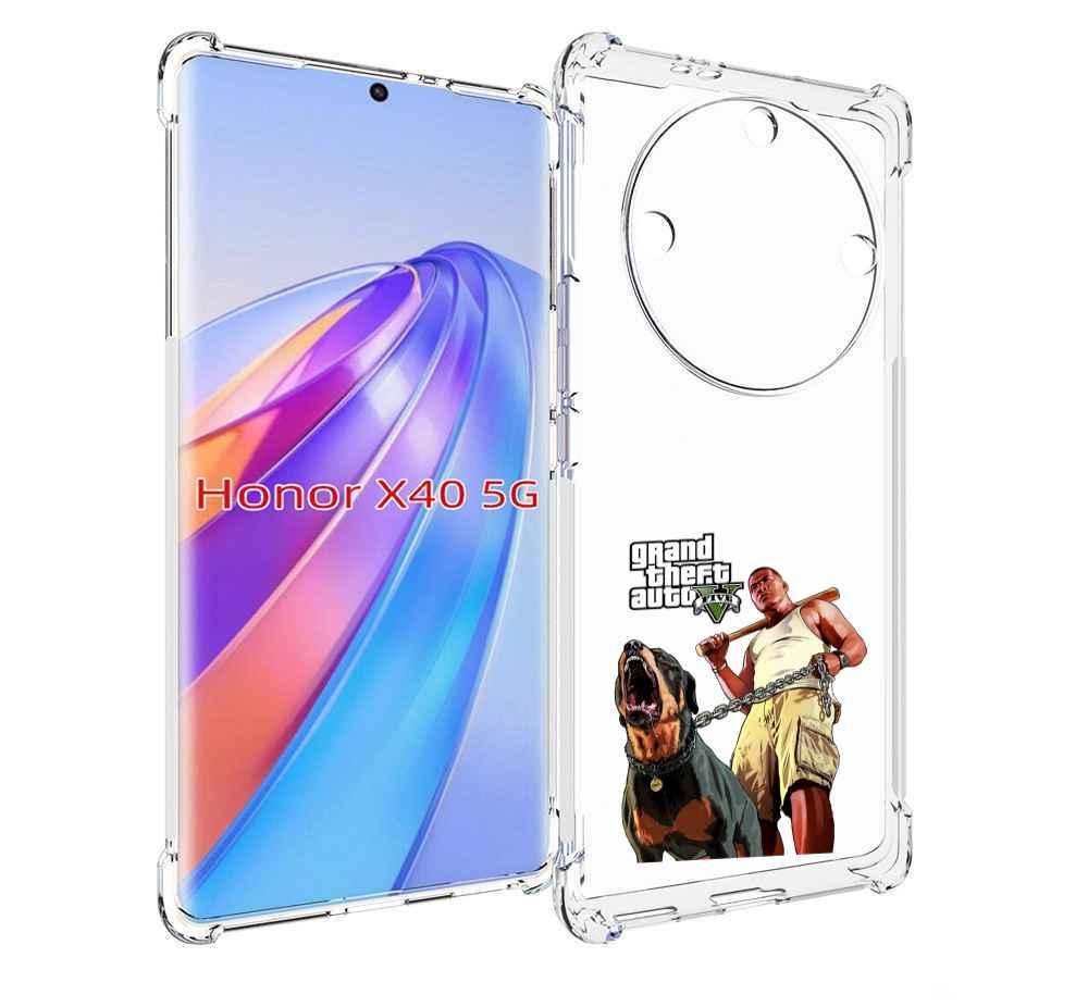 

Чехол MyPads GTA грозная собака для Honor X40, Прозрачный, Tocco