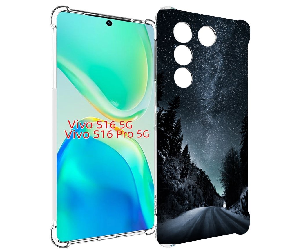 

Чехол MyPads Ночной-лес для Vivo S16 5G/S16 Pro 5G/V27/V27 Pro, Tocco