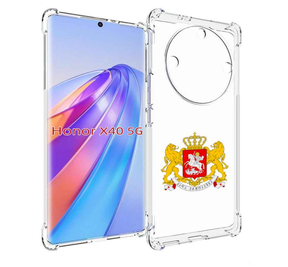 

Чехол MyPads герб-грузии для Honor X40, Прозрачный, Tocco