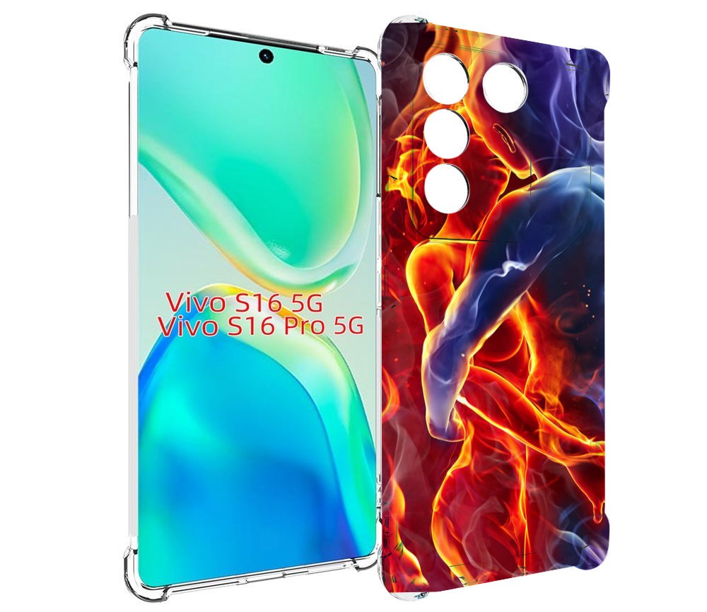 

Чехол MyPads Огонь-вода для Vivo S16 5G/S16 Pro 5G/V27/V27 Pro, Tocco