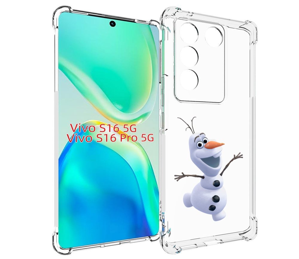 

Чехол MyPads Олаф-холодное-сердце для Vivo S16 5G/S16 Pro 5G/V27/V27 Pro, Tocco
