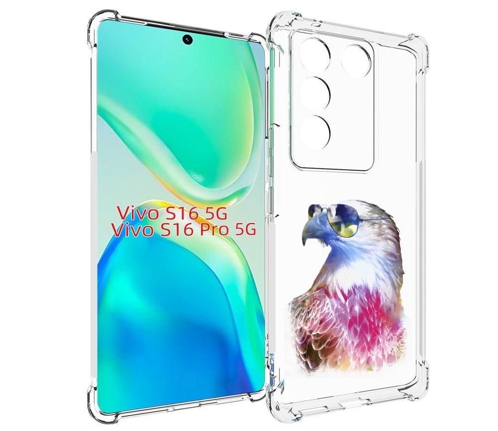 

Чехол MyPads Орел в очках для Vivo S16 5G/S16 Pro 5G/V27/V27 Pro, Tocco
