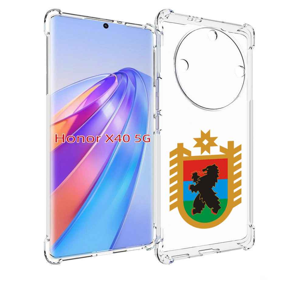 

Чехол MyPads герб-карелия-петрозаводск для Honor X40, Прозрачный, Tocco