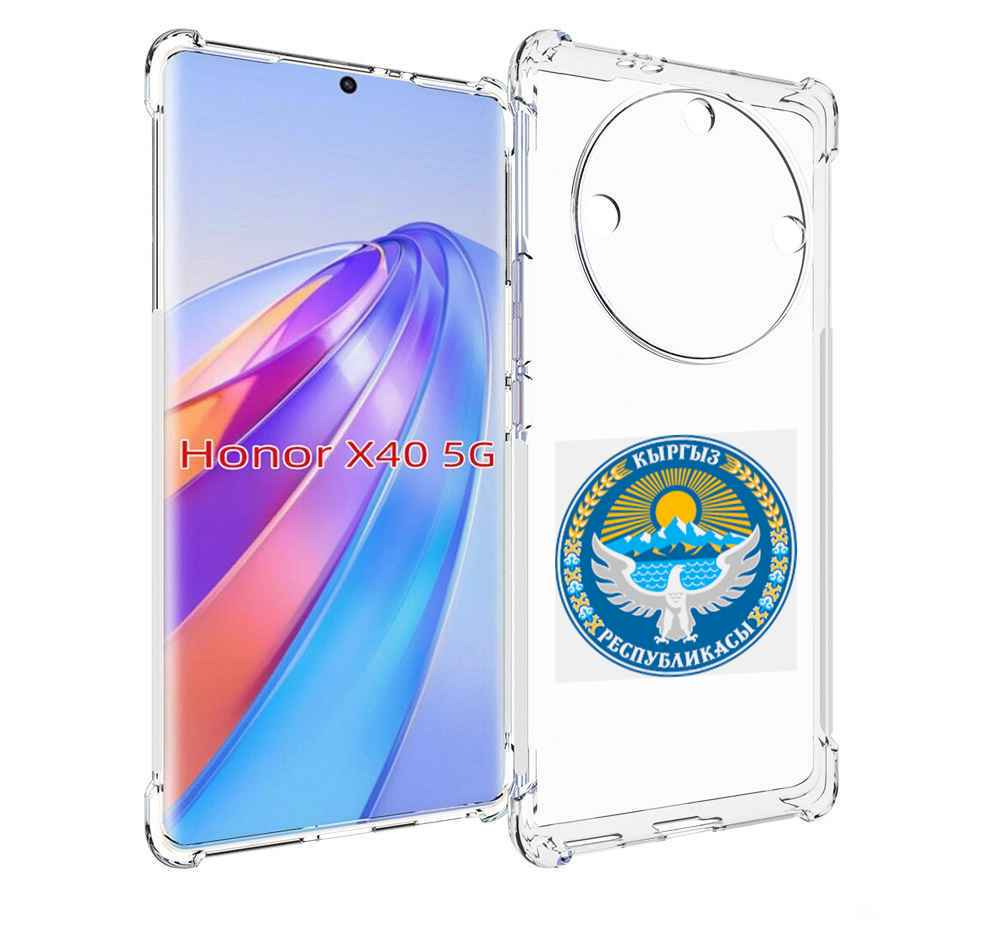 

Чехол MyPads герб-киргизия для Honor X40, Прозрачный, Tocco