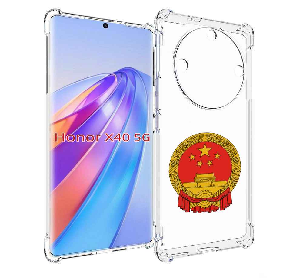

Чехол MyPads герб-китаи для Honor X40, Прозрачный, Tocco