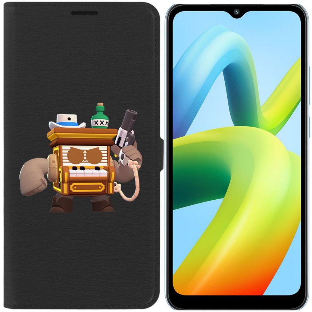 

Чехол-книжка Eco Book для Xiaomi Redmi A1+ Brawl Stars-8-БИТ из салуна