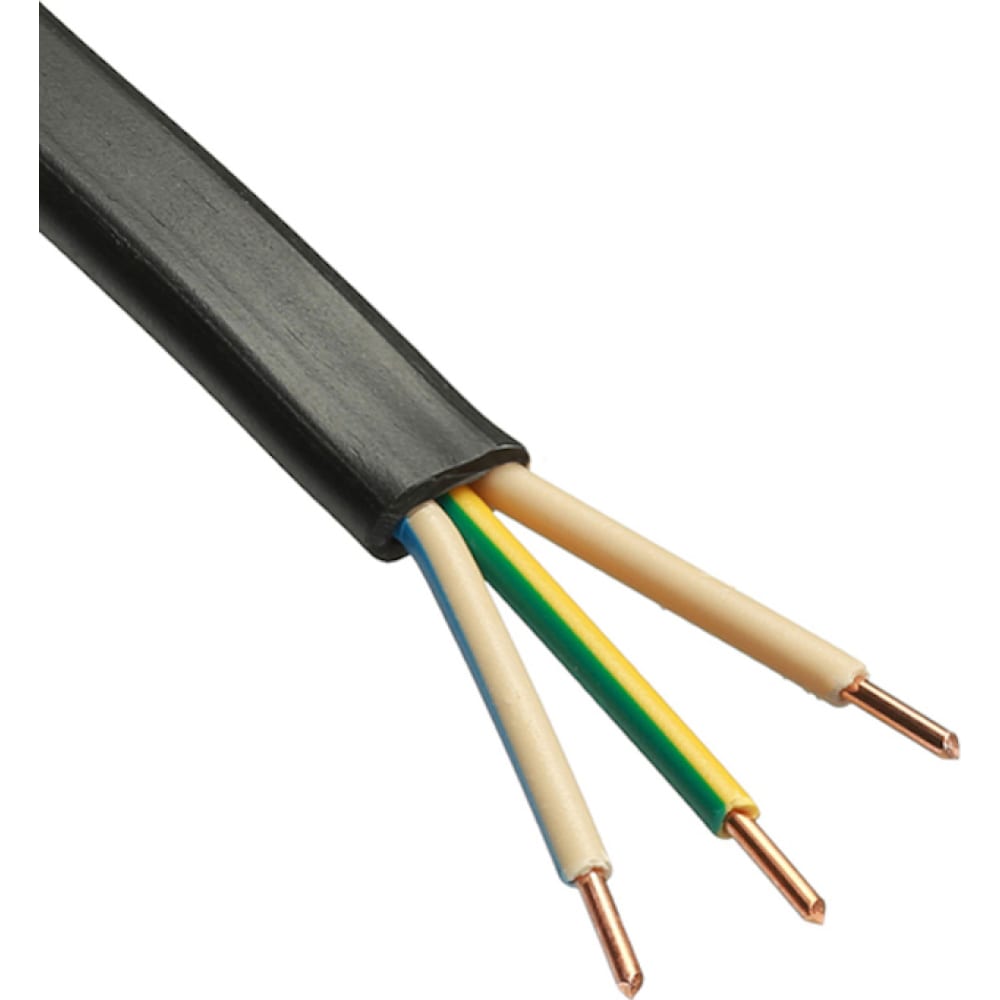 

АТЛАНТ Кабель ВВГ-Пнг-LS 3x2,5 ГОСТ 100м 90071, Черный