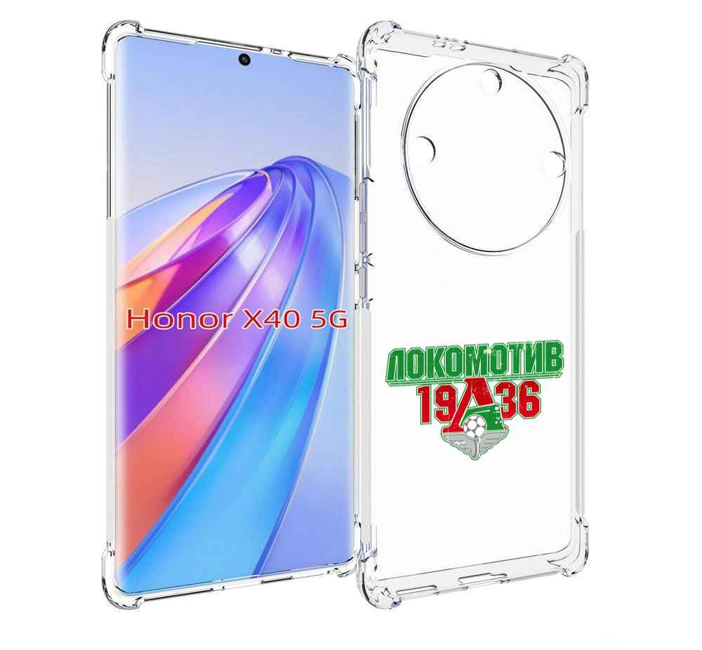 

Чехол MyPads ФК локомотив 1936 для Honor X40, Прозрачный, Tocco