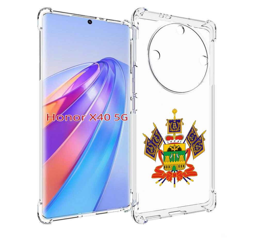 

Чехол MyPads герб-краснодарскии-краи для Honor X40, Прозрачный, Tocco