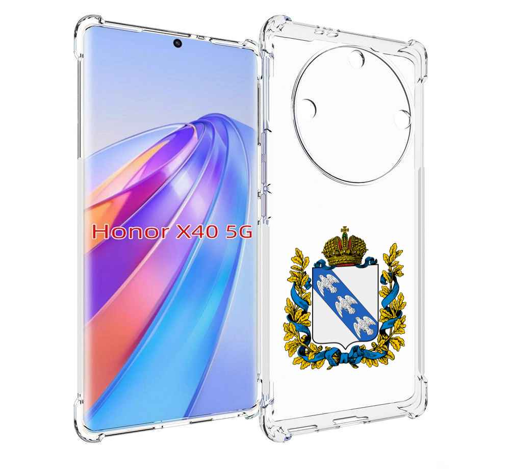 

Чехол MyPads герб-курская-область для Honor X40, Прозрачный, Tocco