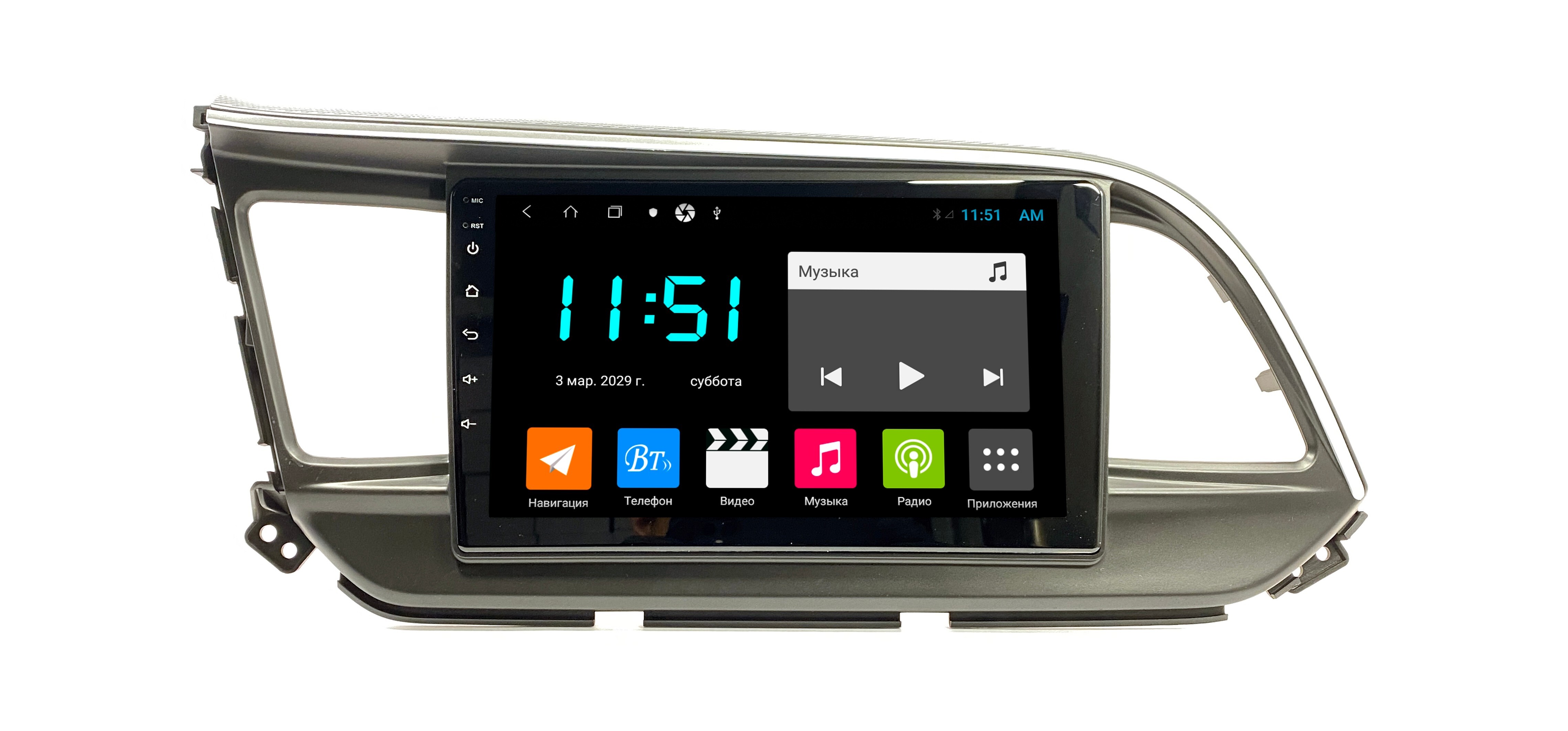 Штатная автомагнитола Zenith Hyundai Elantra 2019 464GB Android 12 Мультируль ШГУ 3148900₽