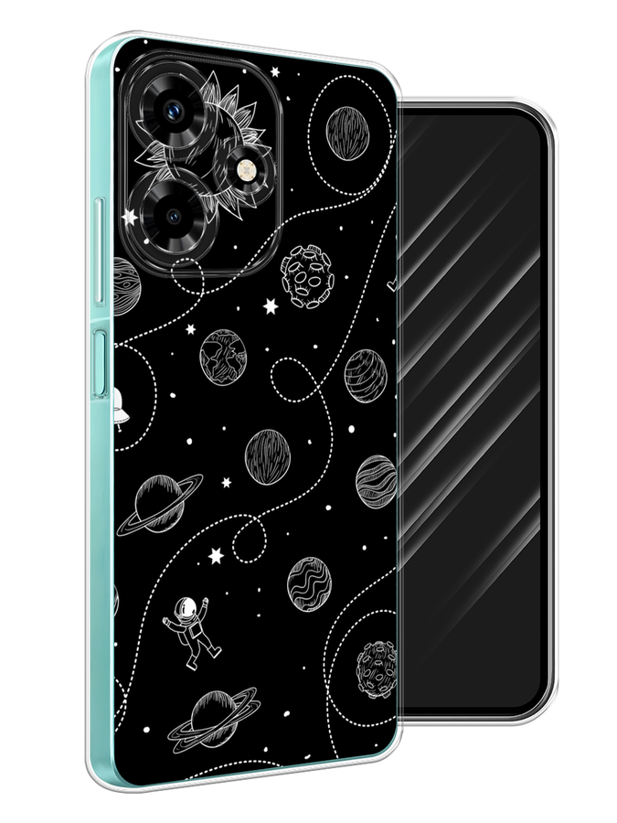 

Чехол Awog на Infinix Hot 30 "В невесомости", Бежевый, 3104050-4