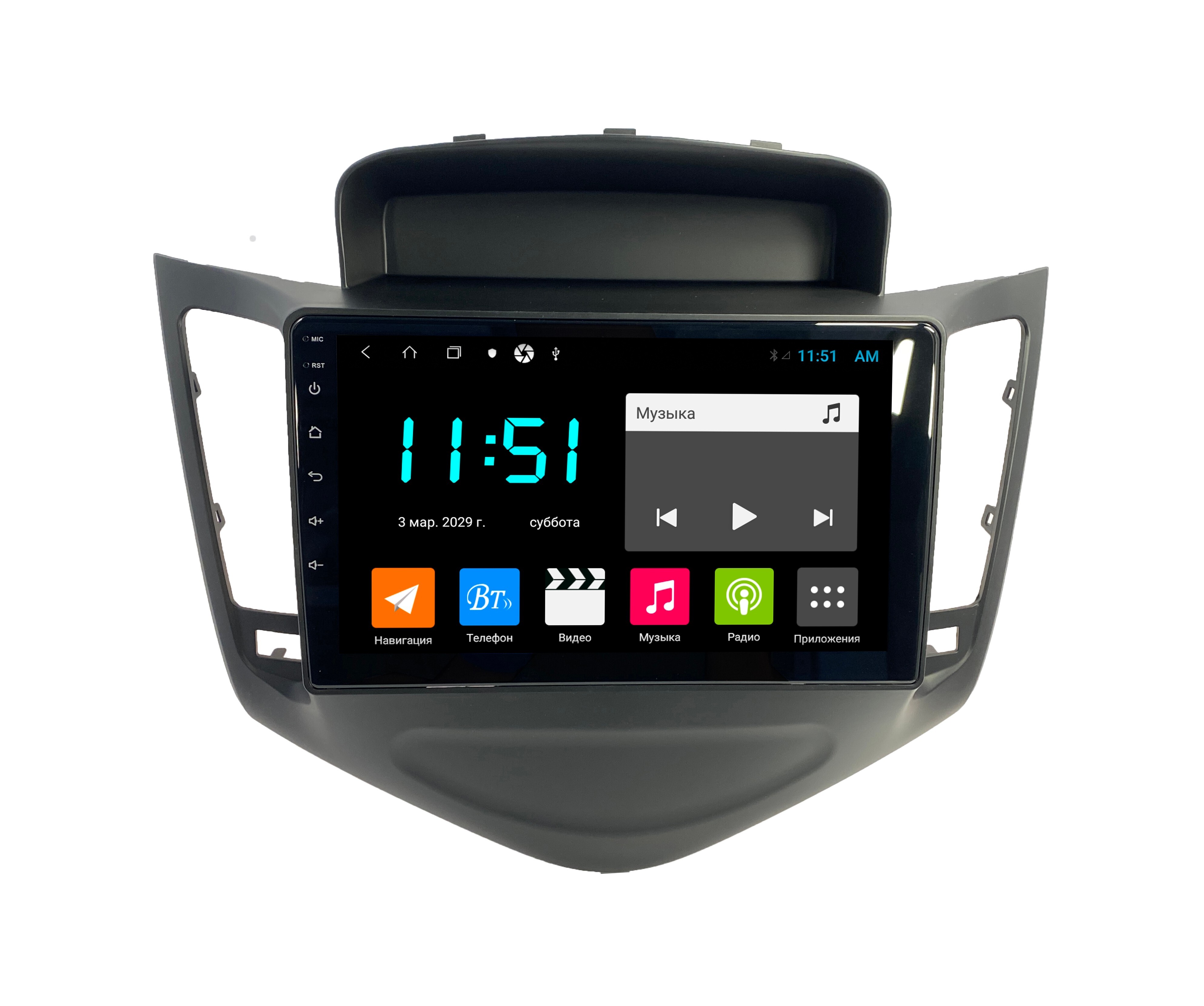 Штатная автомагнитола Zenith Chevrolet Cruze 2009-2012 Android 12 464GB Мультируль 3163100₽