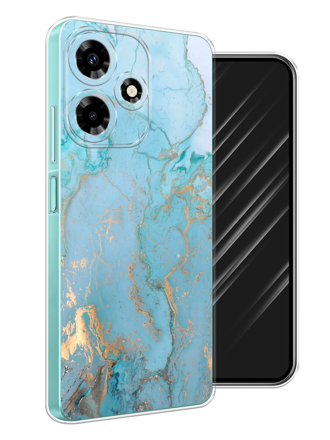 

Чехол Awog на Infinix Hot 30 "Голубой мрамор рисунок", 3104050-3