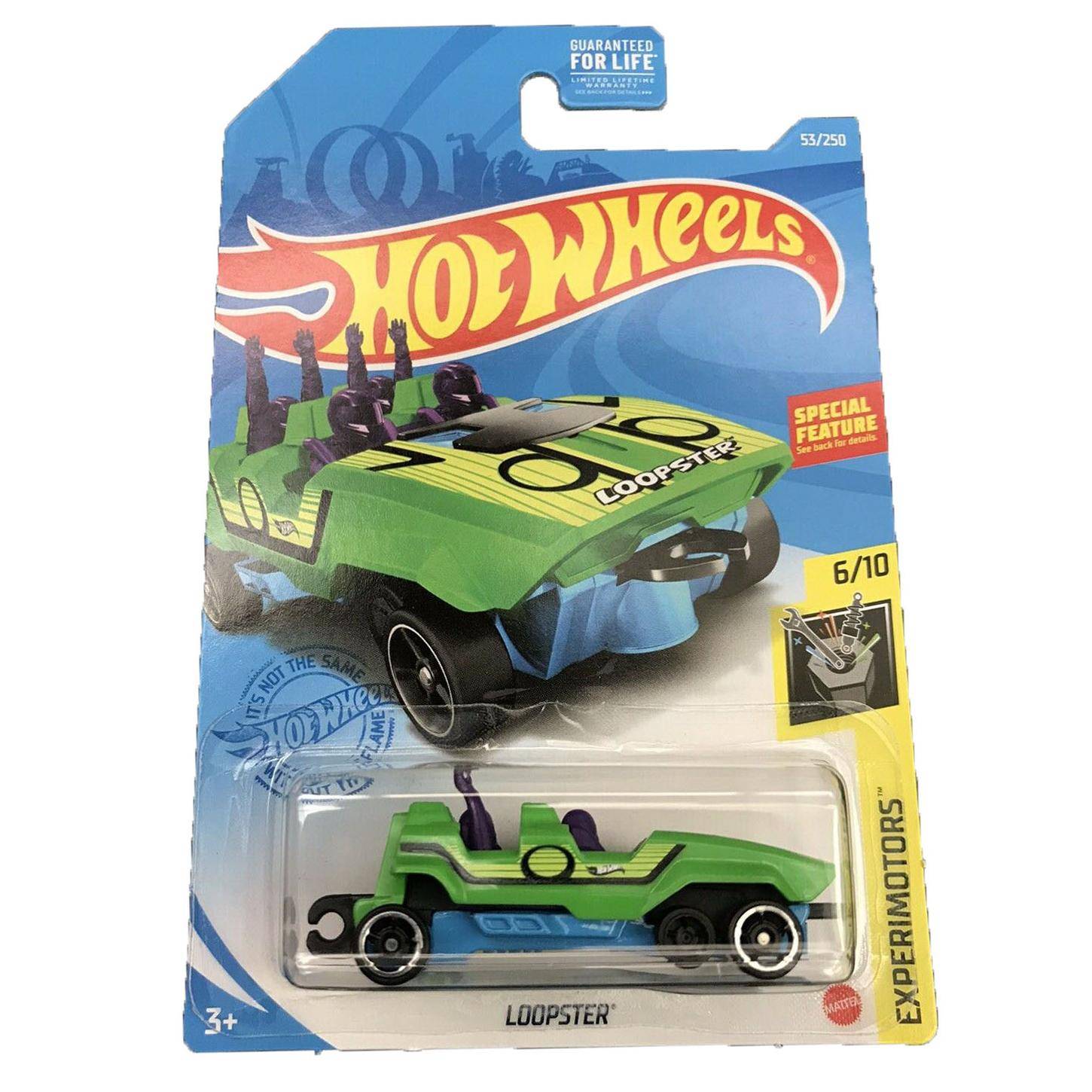 

Игрушечная машинка Hot Wheels Базовая машинка Loopster, зеленая 5785/GTC80