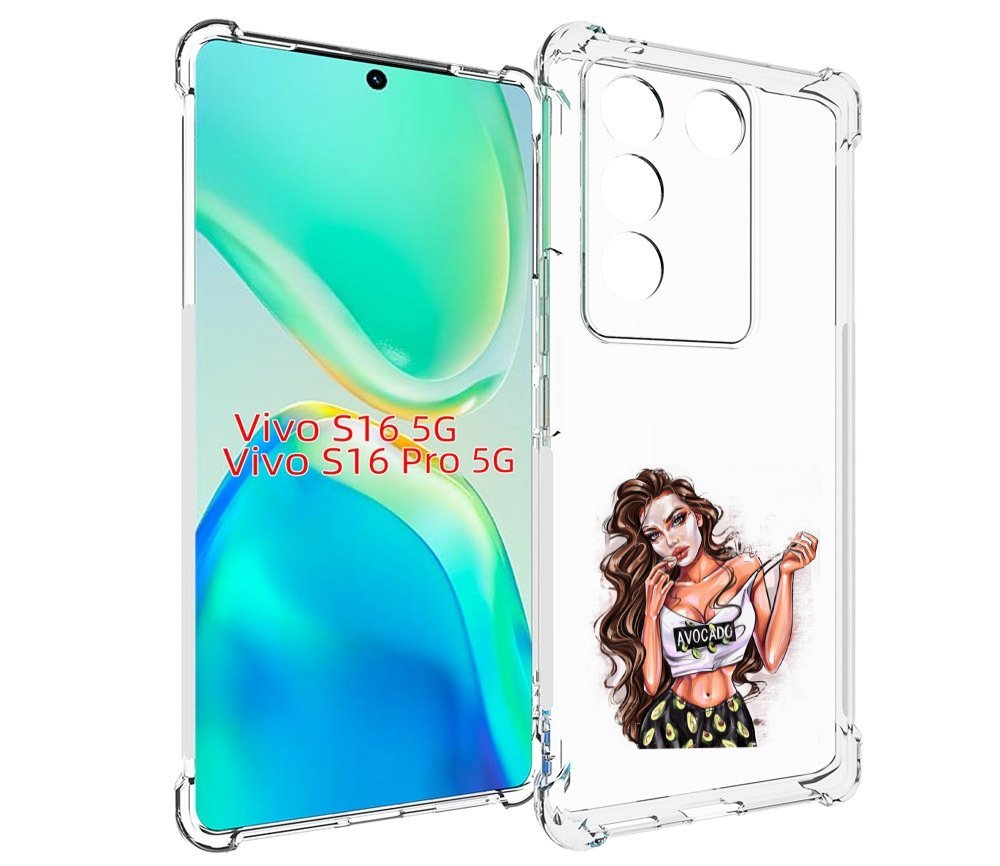 

Чехол MyPads Продукты на дом с доставкой женский для Vivo S16 5G / S16 Pro 5G / V27 / V..., Tocco
